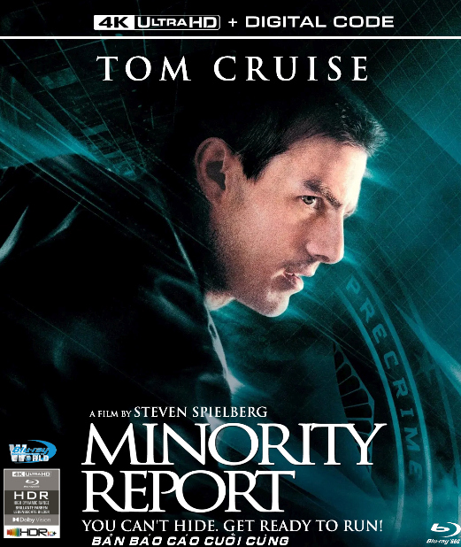 4KUHD-1168.Minority Report 2002  BẢN BÁO CÁO CUỐI CÙNG  4K66G  (HDR 10+ - DTS-HD MA 5.1) USA